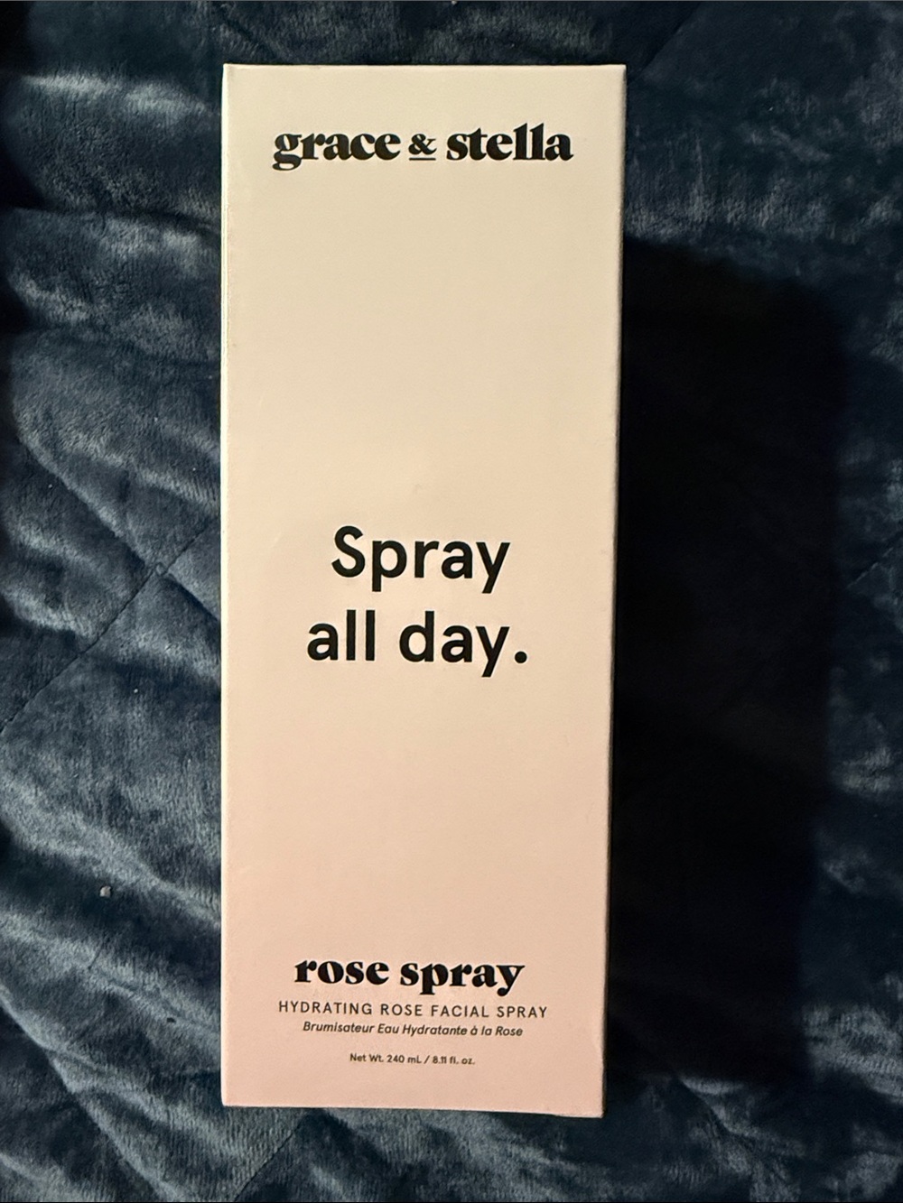grace & stella Hydrating Rose Facial Mist - Light Pink